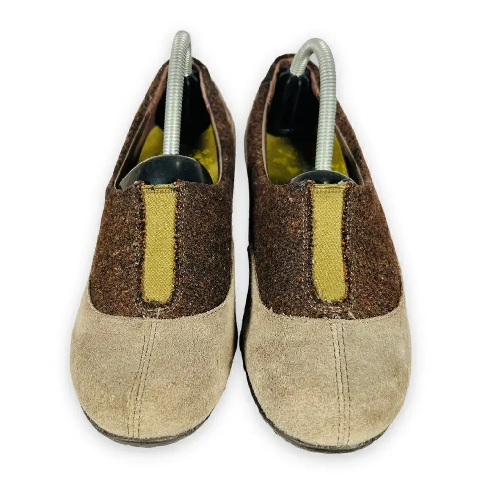 Merrell Tulip Grey Wedge 2-Tone‎ Grey / Brown Women's 6